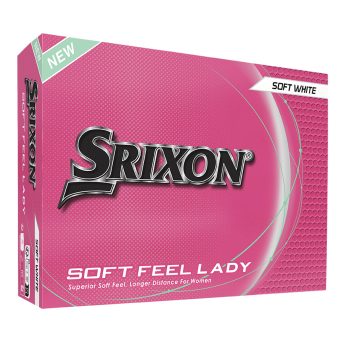 Dutzend Golfbälle Srixon Soft Feel Lady - Weiss